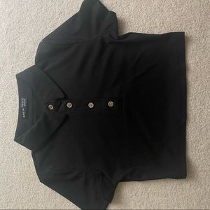 SHEIN Black button up